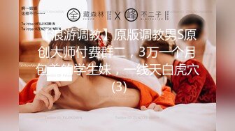 【浪游调教】原版调教男S原创大师付费群二，3万一个月包养的学生妹，一线天白虎穴 (3)