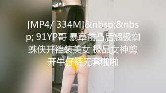 [MP4/ 334M]&nbsp;&nbsp; 91YP哥 暴草前凸后翘极蜘蛛侠开裆装美女 极品女神剪开牛仔裤无套啪啪