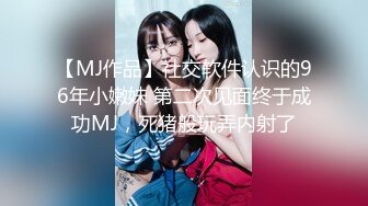 【MJ作品】社交软件认识的96年小嫩妹 第二次见面终于成功MJ，死猪般玩弄内射了