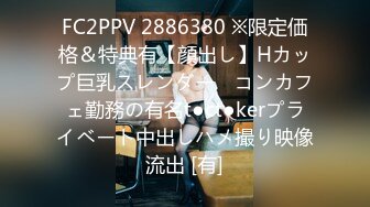 FC2PPV 2886380 ※限定価格＆特典有【顔出し】Hカップ巨乳スレンダー　コンカフェ勤務の有名t●ct●kerプライベート中出しハメ撮り映像流出 [有]