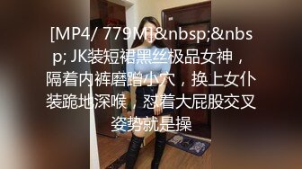 [MP4/ 779M]&nbsp;&nbsp; JK装短裙黑丝极品女神，隔着内裤磨蹭小穴，换上女仆装跪地深喉，怼着大屁股交叉姿势就是操