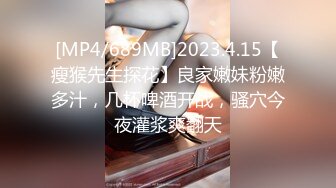 [MP4/689MB]2023.4.15【瘦猴先生探花】良家嫩妹粉嫩多汁，几杯啤酒开战，骚穴今夜灌浆爽翻天