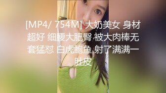 [MP4/ 754M] 大奶美女 身材超好 细腰大肥臀 被大肉棒无套猛怼 白虎鲍鱼 射了满满一肚皮