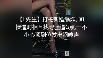 【L先生】打桩新婚爆炸帅0,操逼时相互找寻骚逼G点,一不小心顶到位发出闷哼声