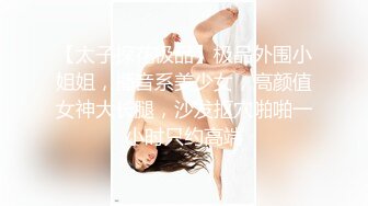 【太子探花极品】极品外围小姐姐，播音系美少女，高颜值女神大长腿，沙发抠穴啪啪一小时只约高端